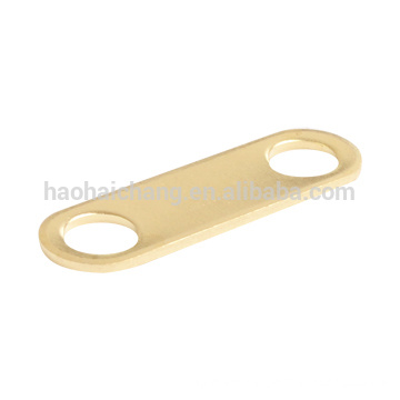 custom precision two hole brass oval washer for Thermostat accessories